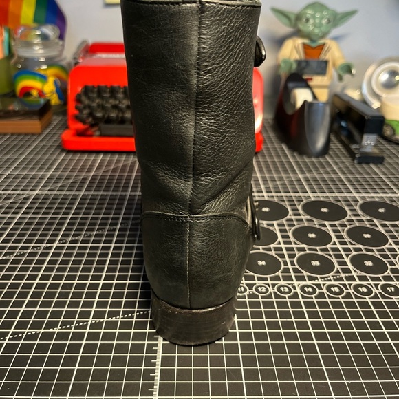 Coach Amy Ankle Boots - Black - Moto Style - 6.5B - Picture 10 of 14